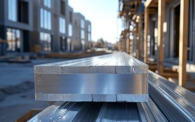Bac en aluminium pour menuiserie, toiture et applications industrielles