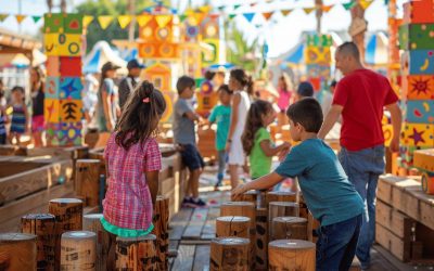 Location de jeux pour kermesse : jeux en bois géants et animations pour enfants et adultes