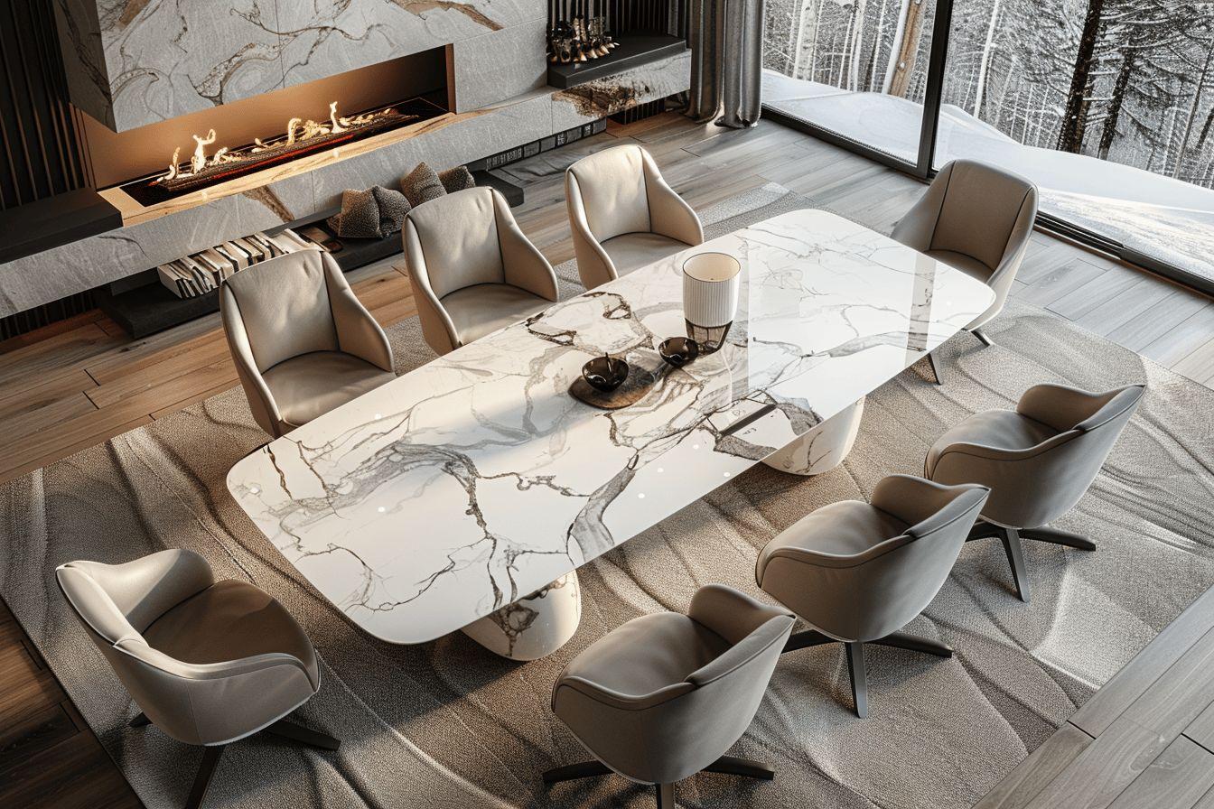 table en marbre sur mesure